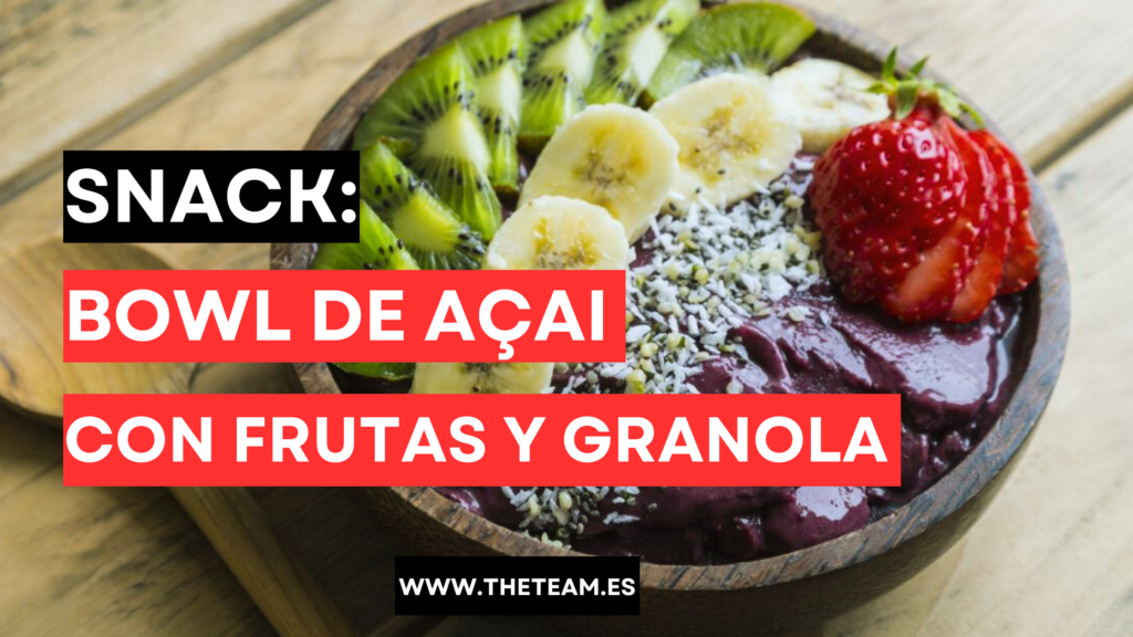 Bowl de Acai con Frutas y Granola