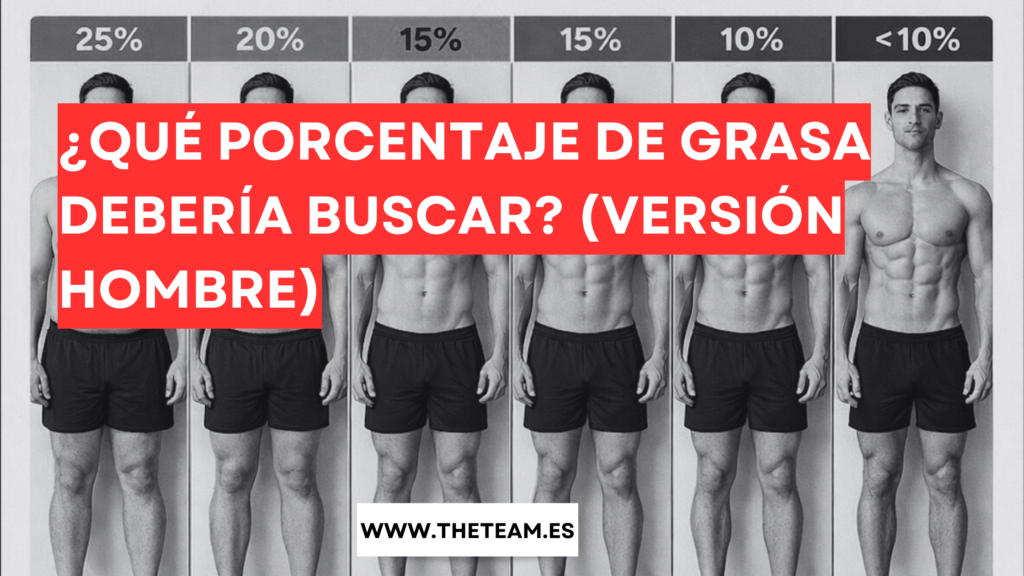 ¿Qué porcentaje de grasa debería buscar? (Versión hombre)